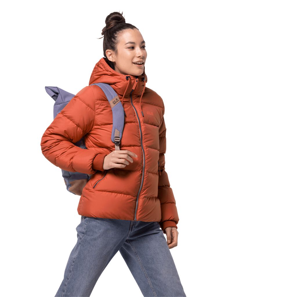 Jack Wolfskin CRYSTAL PALACE μπουφαν χειμερινα γυναικεια πορτοκαλι | GR4991918